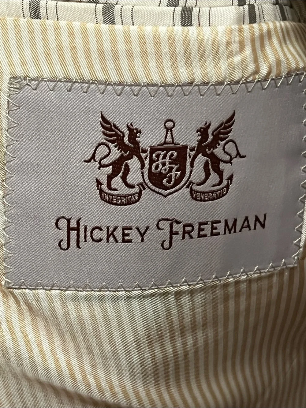 Hickey Freeman refined tan